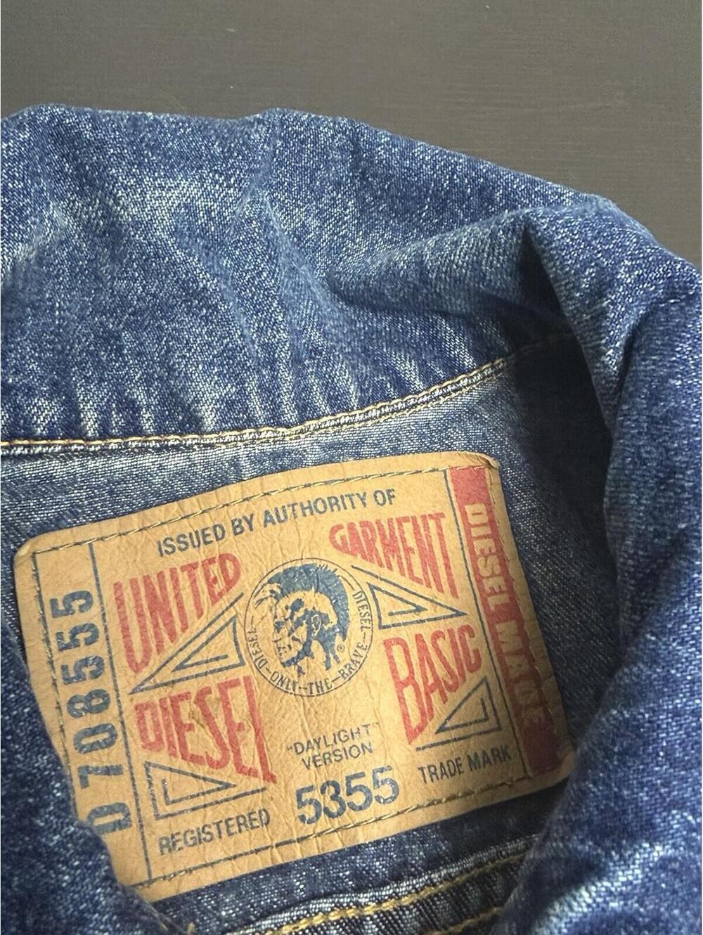 Vintage Diesel Denim Vest Jacket  L Y2K 90s - Picture 6 of 7